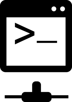 Console Network Outline Svg Vector, Free Vectors File